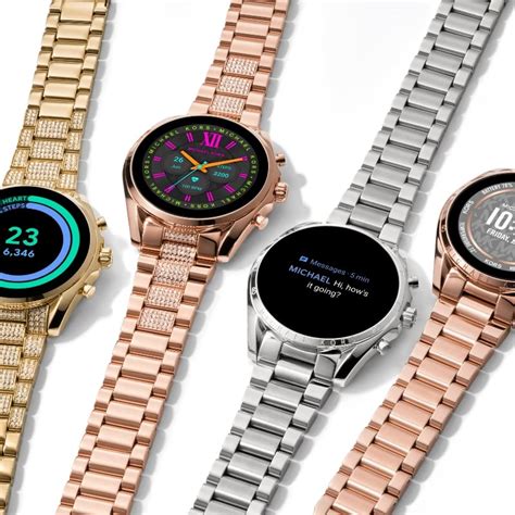 michael kors smart watches on sale outlet